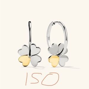 ISO Ganni x Mejuri Convertible Clover Hoops